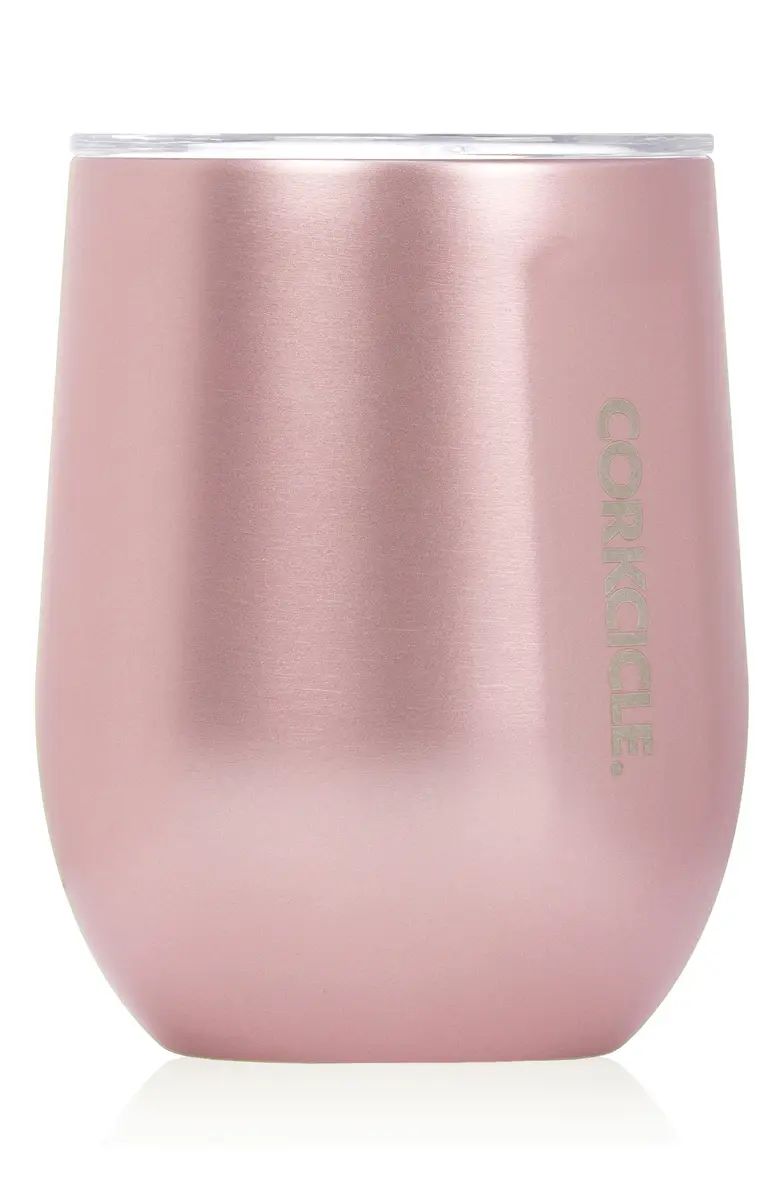 Rose Insulated Stainless Steel Stemless Wine Glass | Nordstrom