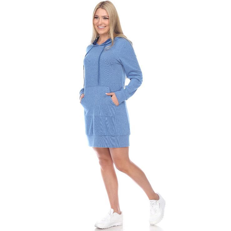 Women's Hoodie Sweatshirt Dress - White Mark | Target