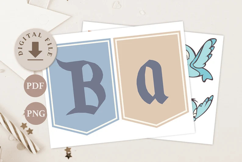 Printable Babyland Party Banner, Disneyland Baby Shower Party Decoration, Digital File - Etsy | Etsy (US)