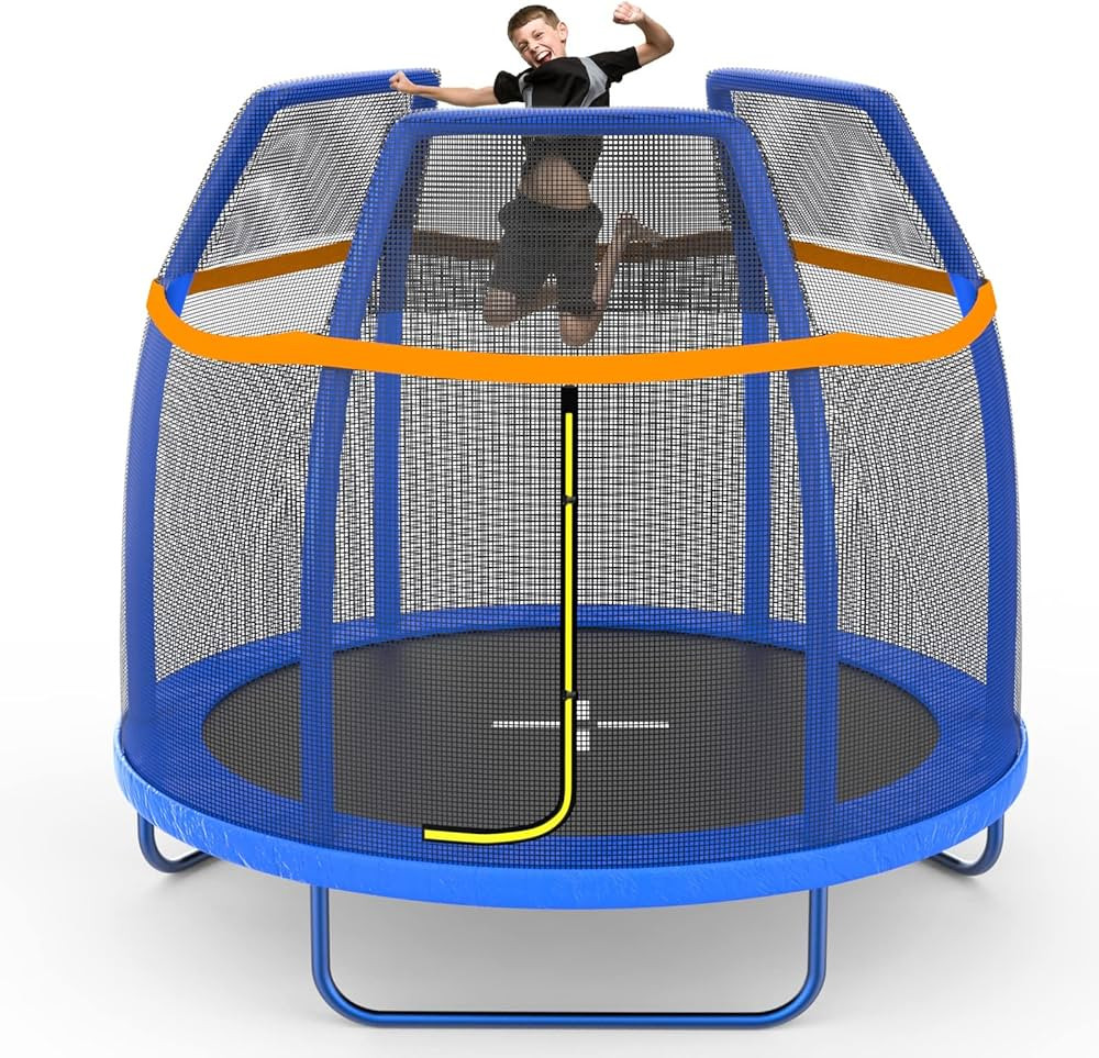 Amazon.com : AOTOB 7FT Trampoline for Kids Toddler with Enclosure Net &Safety Pad, Mini Trampolin... | Amazon (US)