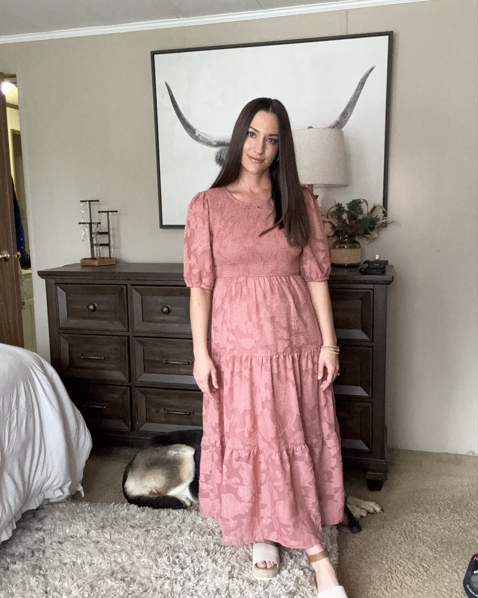 Cute Spring and Summer dress from Amazon! Stretchy top, hits right above ankles.  Perfect for bridal showers, baby showers, gender reveals, Easter, church… anything where event you want a classy chic elevated look! Could even be maternity and bump-friendly!

#LTKWedding #LTKSeasonal #LTKBump