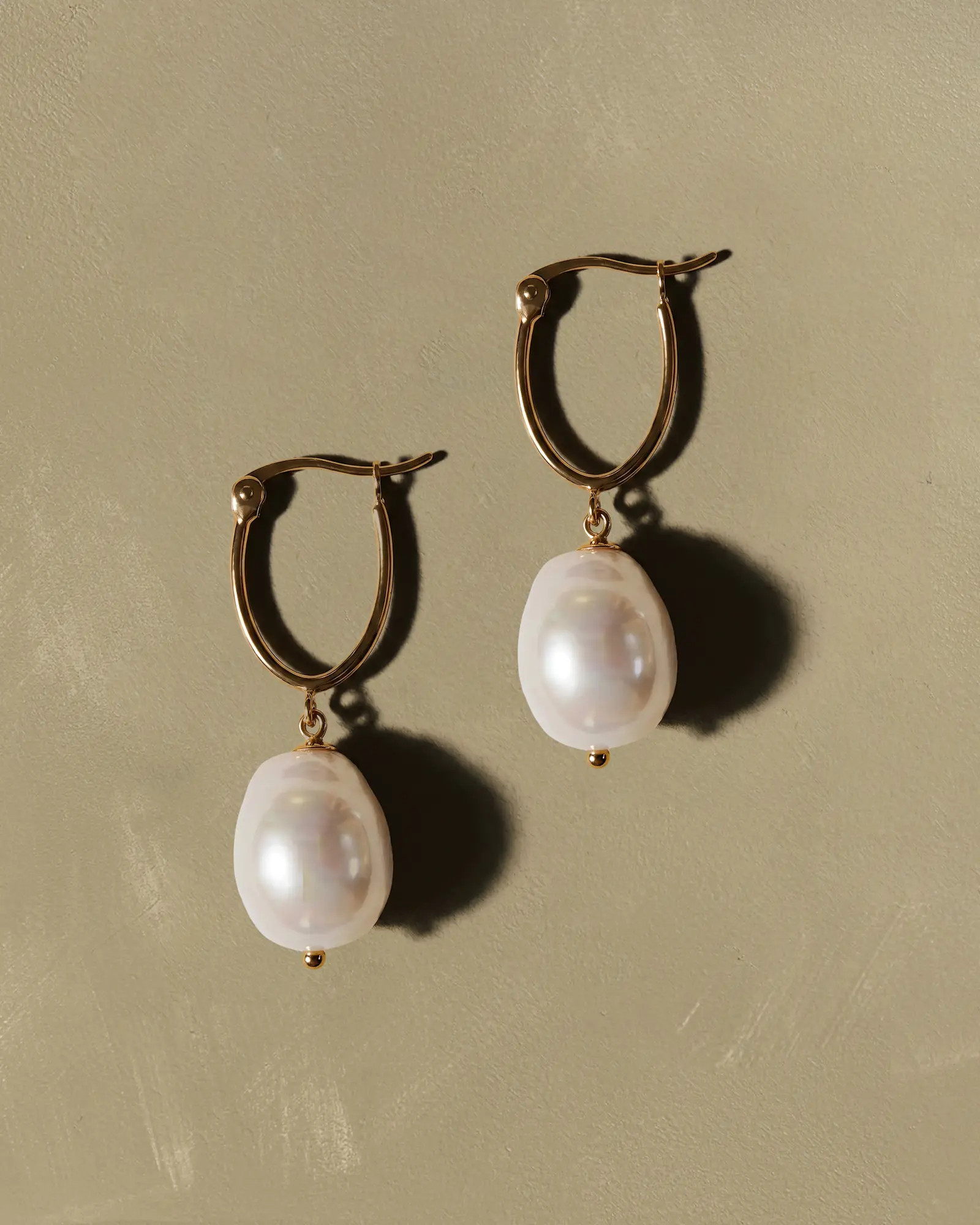 Freshwater Cultured Pearl Hoops | Quince