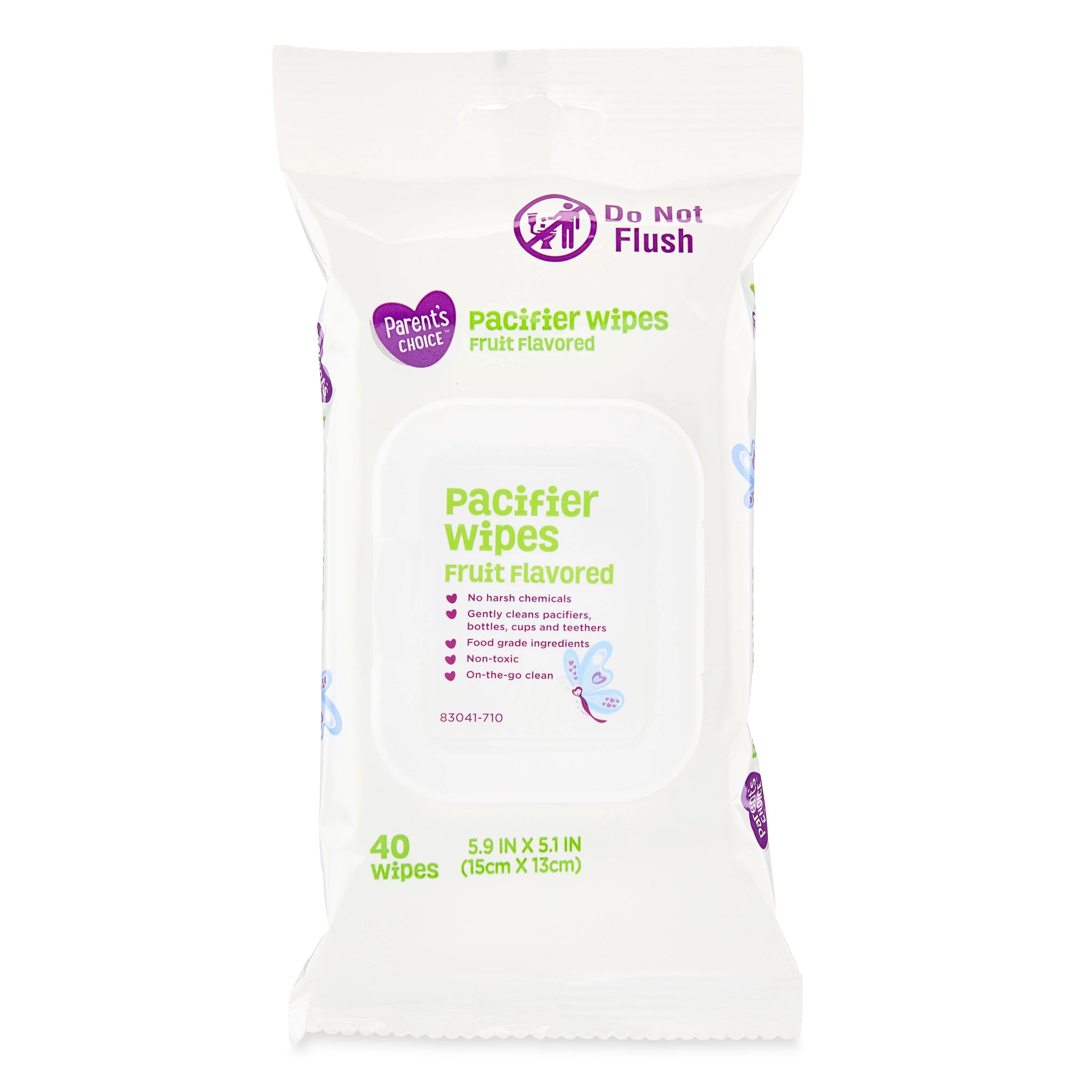 Parent's Choice Fruit Flavored Pacifier Wipes, 1 Pack of 40 Wipes | Walmart (US)