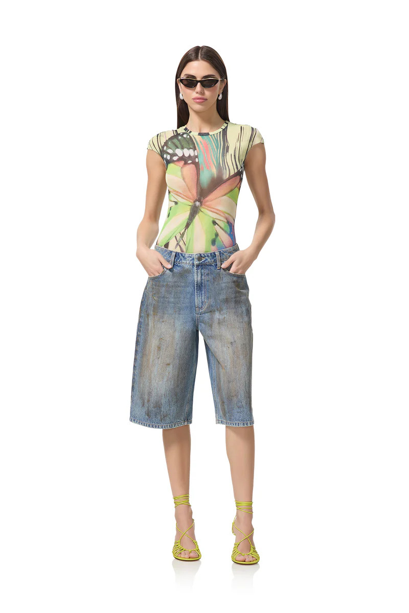 Nina Top - Butterfly Tee | ShopAFRM