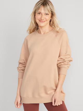Oversized Vintage Tunic Sweatshirt for Women | Old Navy (US)