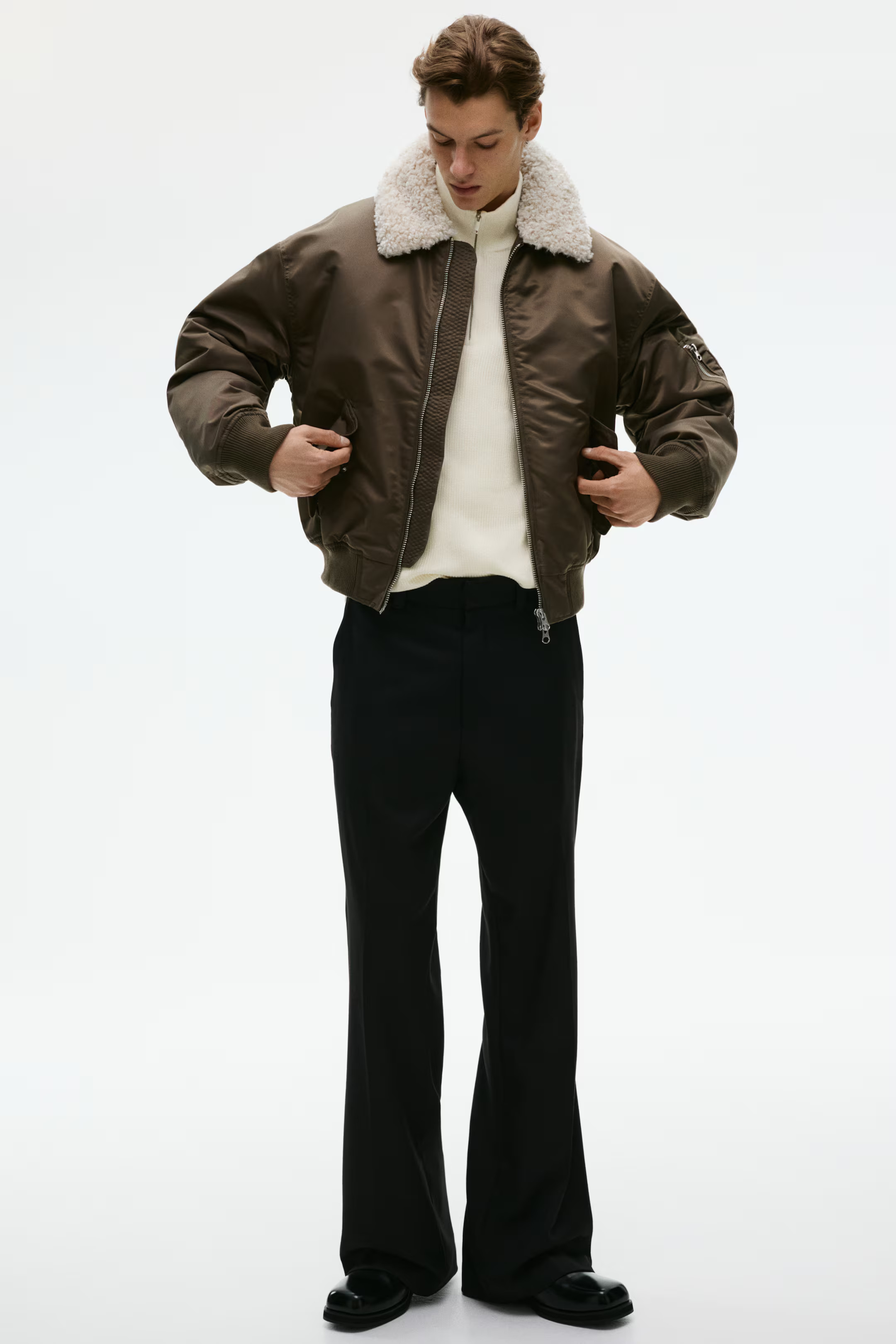 Regular Fit Half-Zip Sweater | H&M (US + CA)