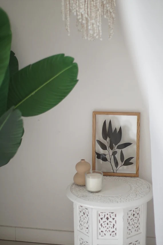 Pressed Eucalyptus Leaves, Modern Botanical Art by MyBotanica | Etsy (US)