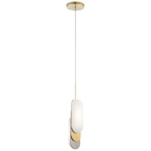 Elan 83210CG Shima Pendant, 2-Lights LED 34 Total Watts, Champagne Gold | Amazon (US)