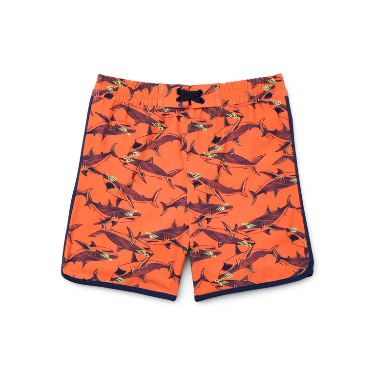 Wonder Nation Baby and Toddler Boys Swim Trunks, Size 12M-5T | Walmart (US)