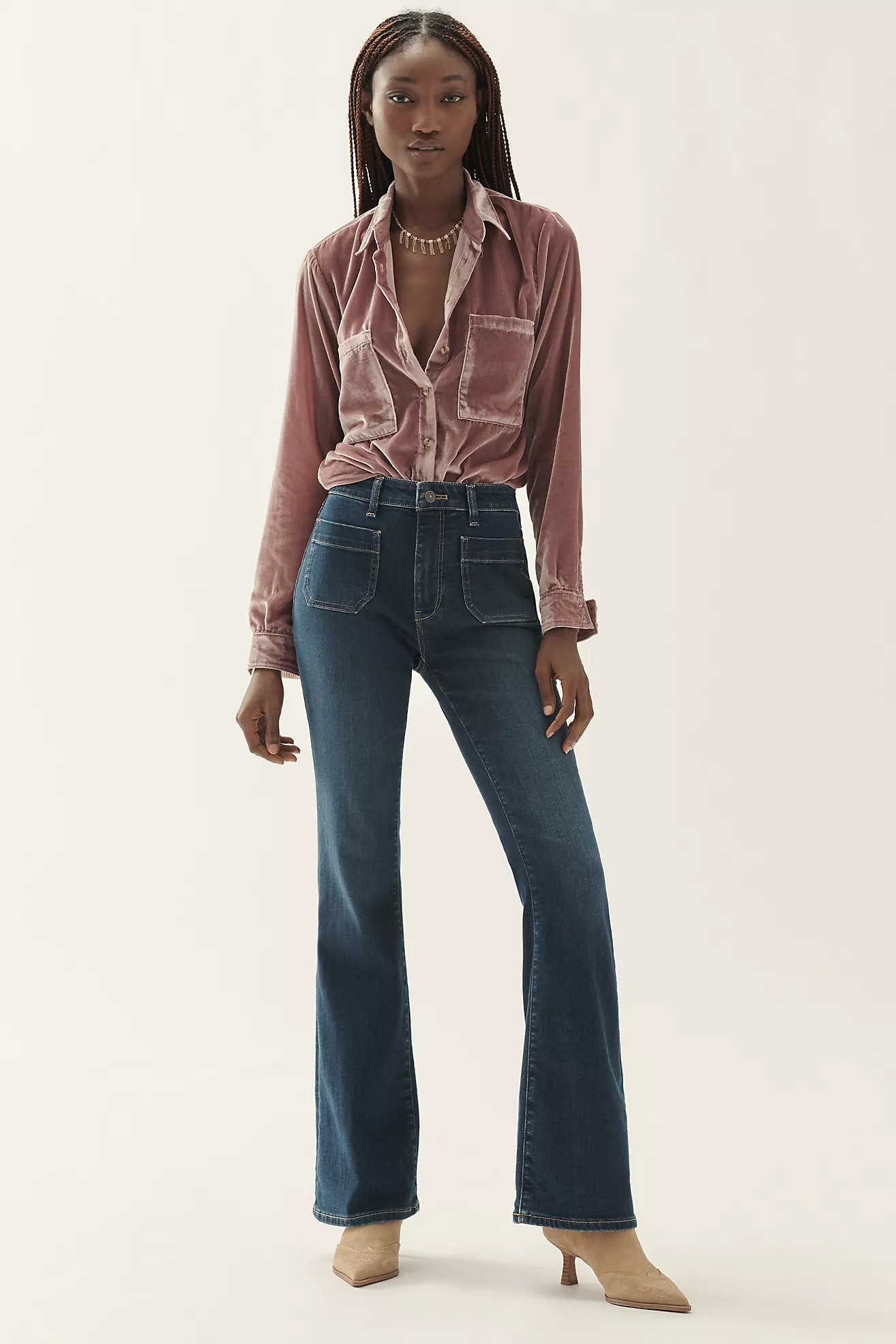 The Icon Flare Jeans by Pilcro: Mid-Rise Edition | Anthropologie (US)