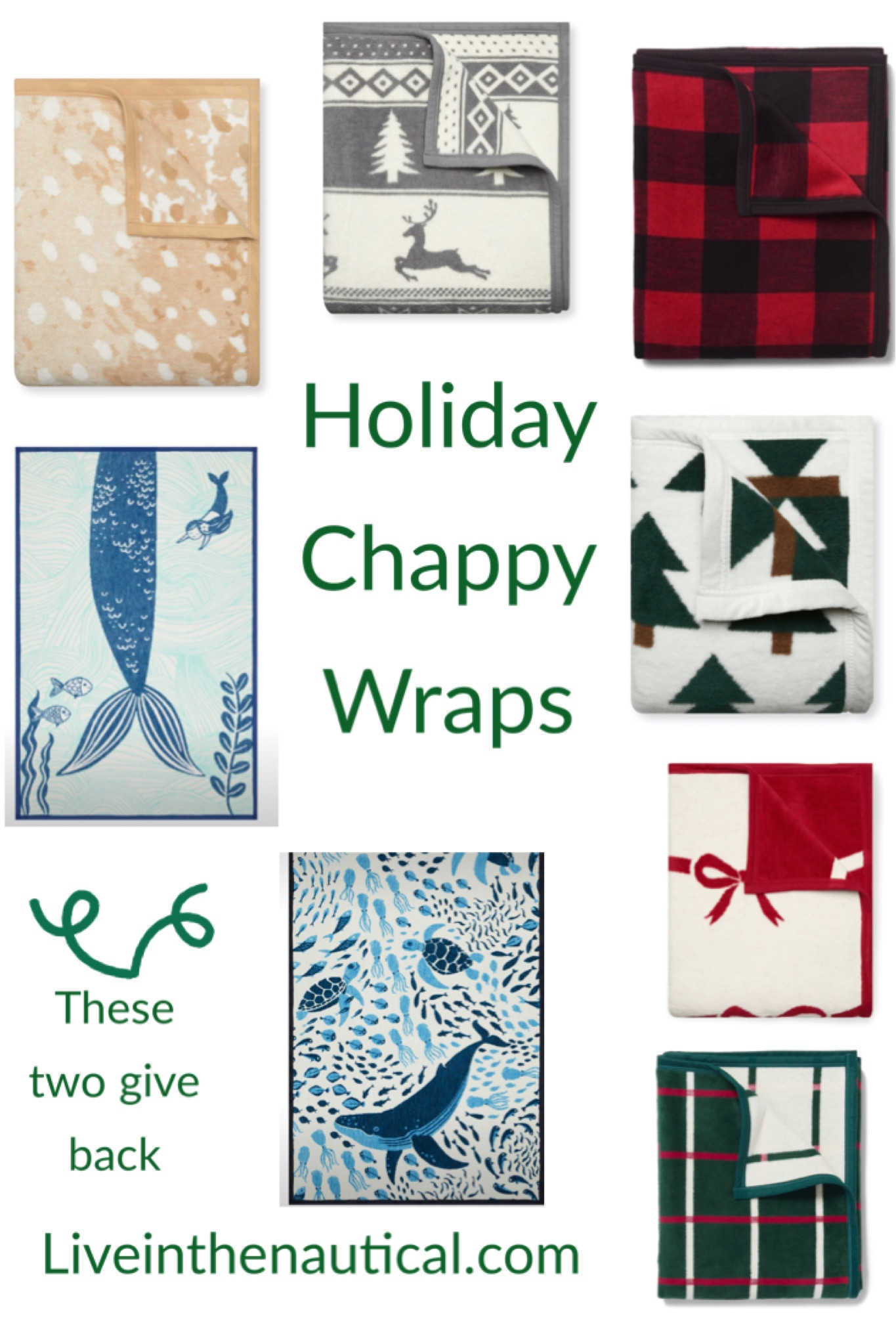 Chappy Wraps is having an early Black friday Sale. Use code Early Bird to get 20% off! 

I rounded up some of my favorite holiday blankets and two that give back. They make amazing gifts!

#LTKSeasonal #LTKHoliday #LTKCyberweek