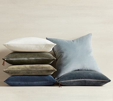 Everywhere Velvet Pillow | Pottery Barn (US)