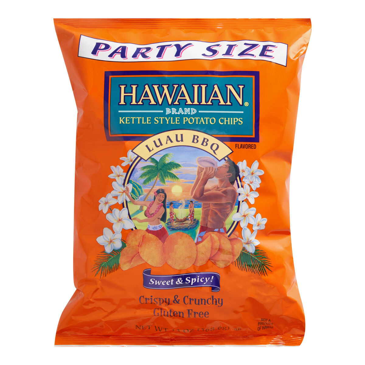 Hawaiian Luau BBQ Kettle Style Potato Chips Party Size by World Market | World Market