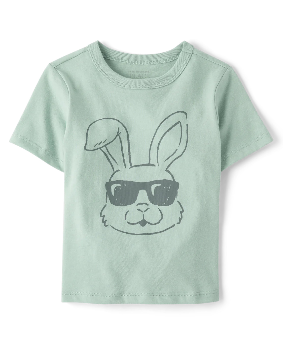 Baby And Toddler Boys Easter Bunny Sunglasses Graphic Tee - green | The Children's Place