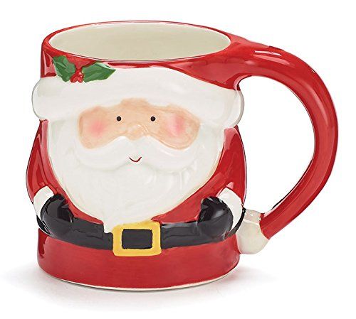 Burton and Burton Santa Claus Shape Ceramic Coffee Mug, 16 oz. | Amazon (US)