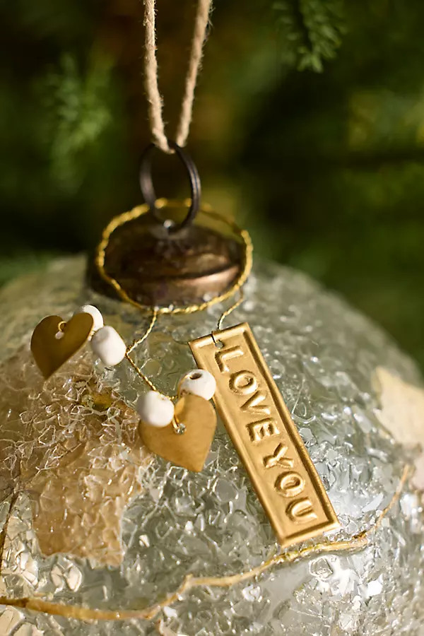 Ornament Charms, Set of 4 in Gold at Terrain | Terrain