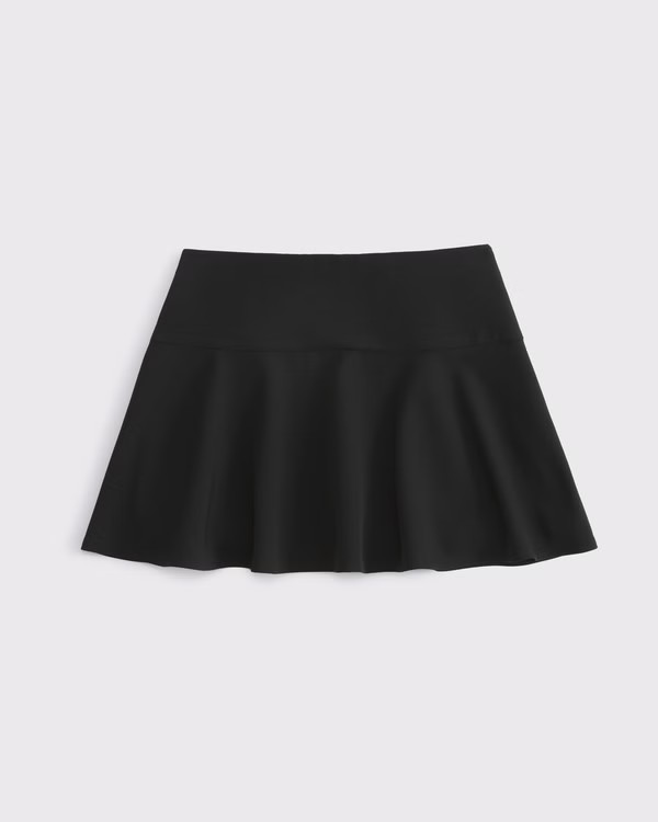 High Rise Flirty Drop-Waist Mini Skort | Abercrombie & Fitch (US)