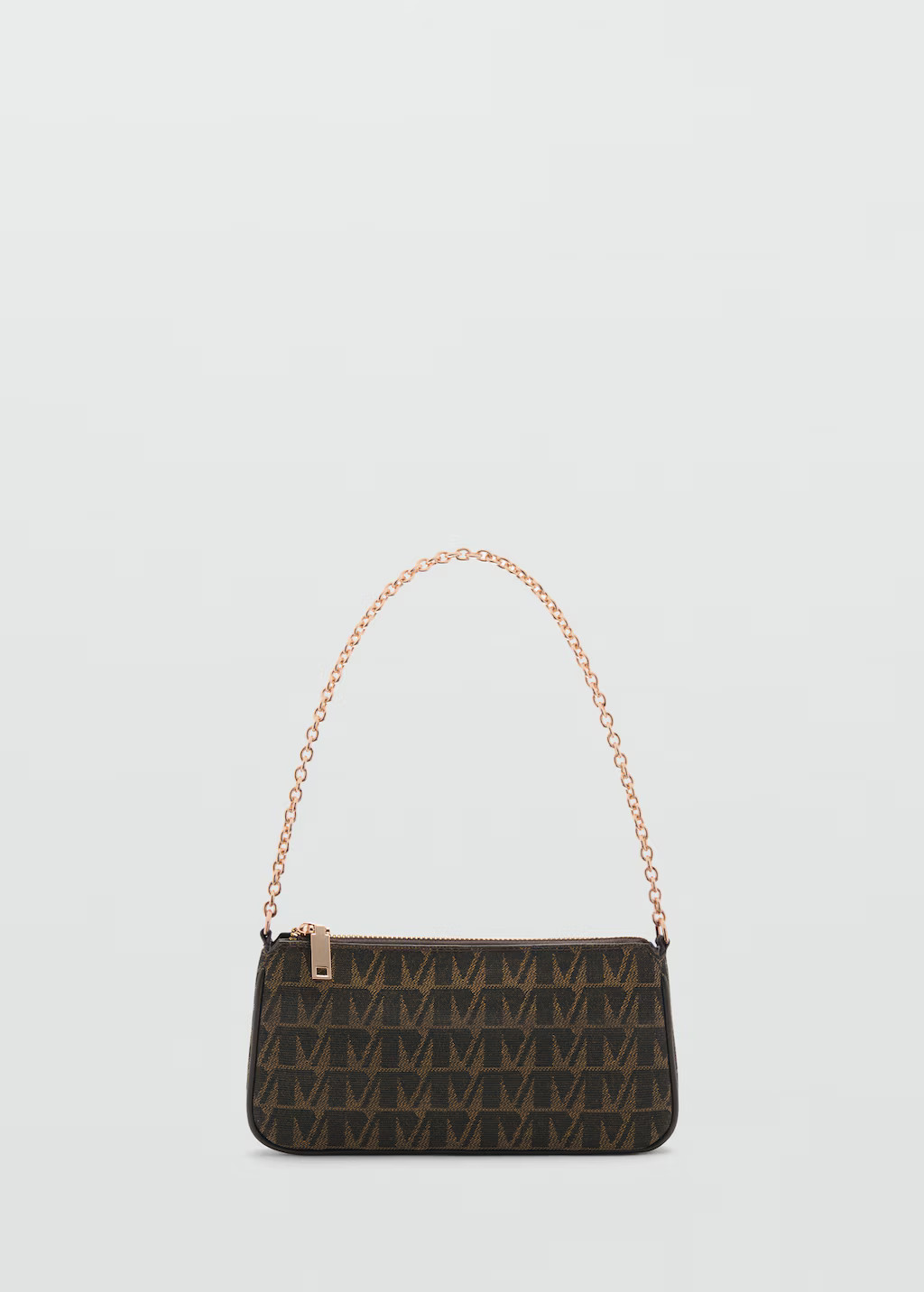 Chain bag with printed logo - Women | MANGO United Kingdom | MANGO (UK)