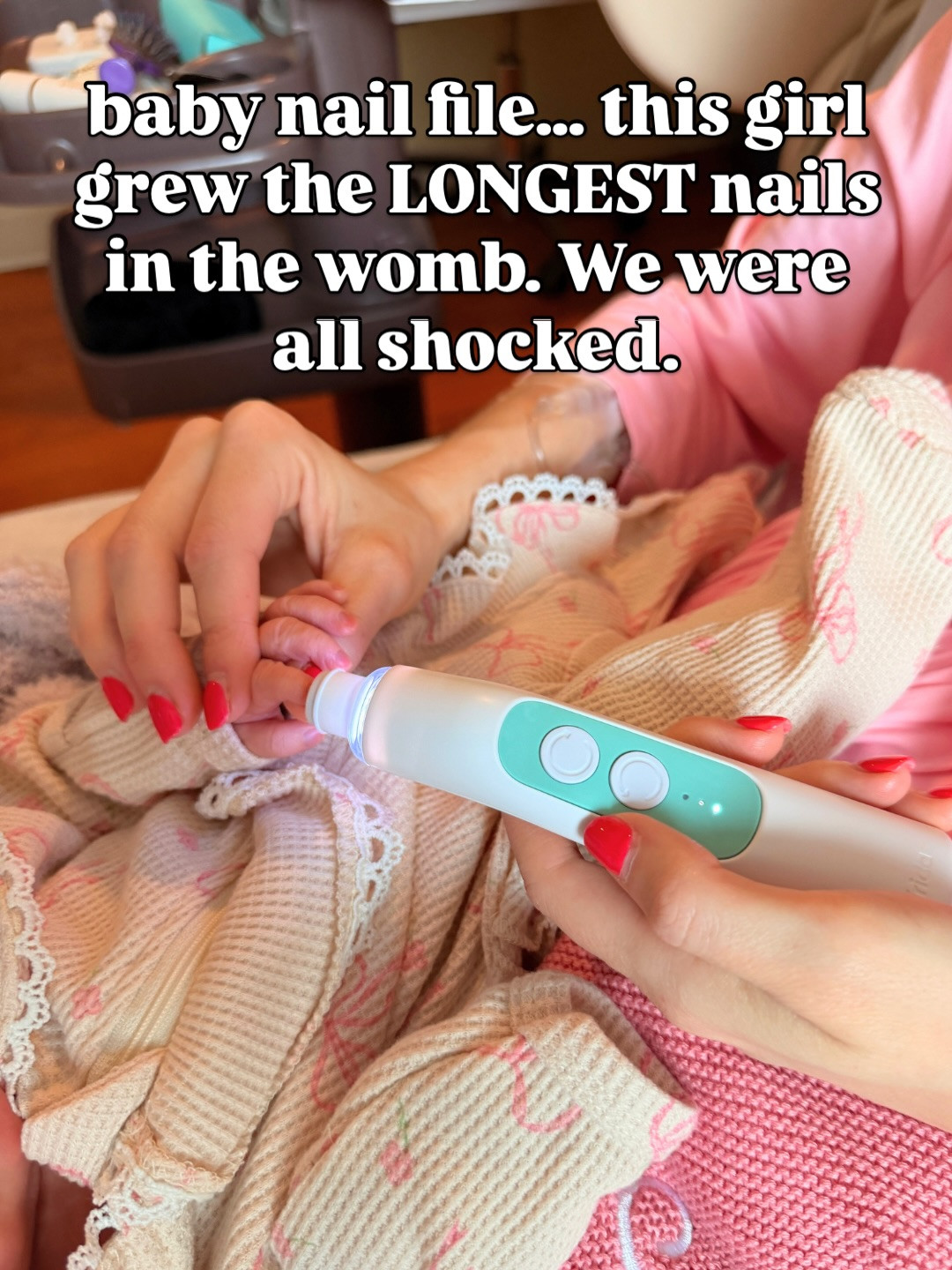 Another baby & postpartum essential! You NEED this to make cutting their nails easy!  

 #LTKBaby