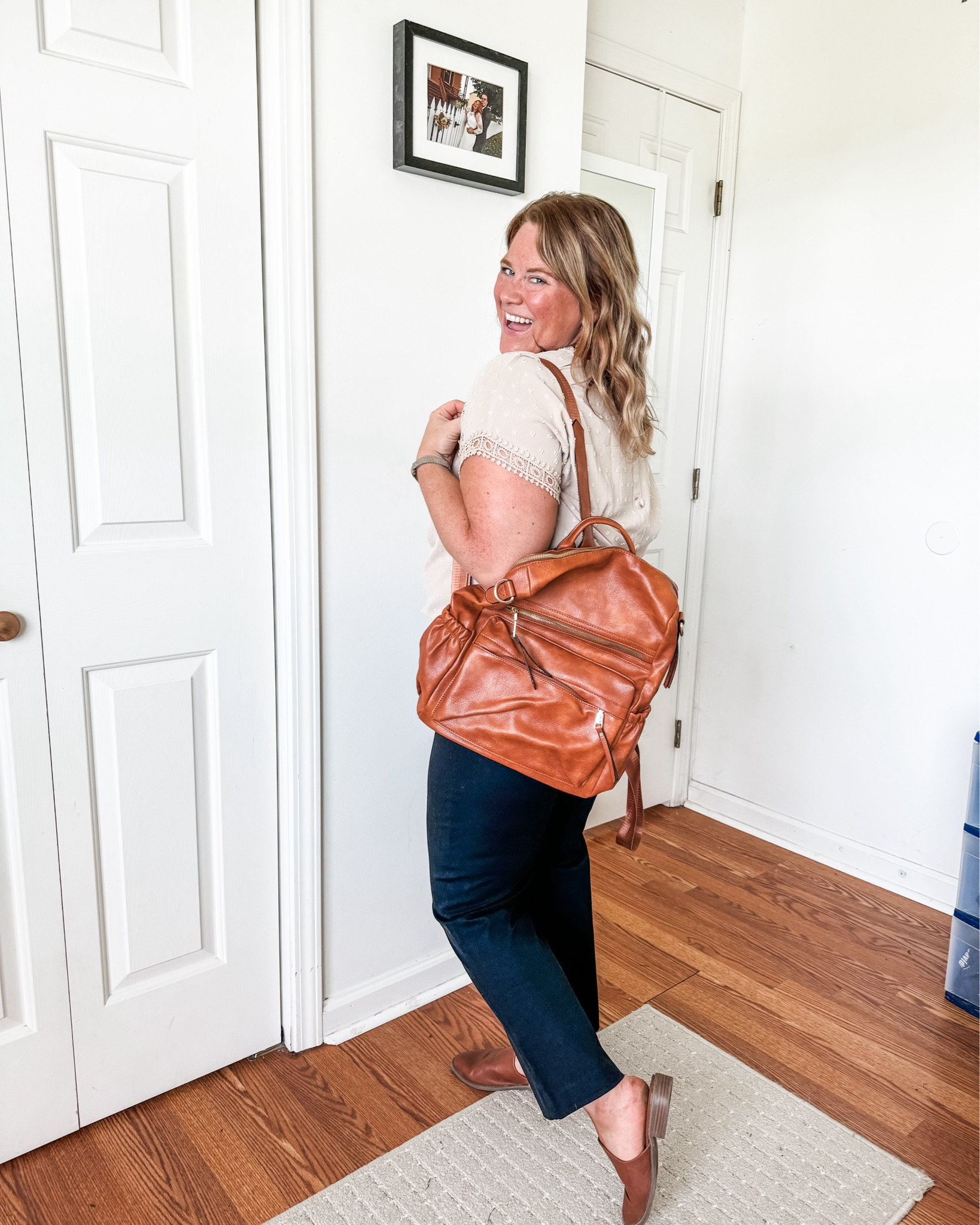 Cutest teacher outfit with pixie pants and a fun blouse! Also linked the first outfit in the reel with the wide leg pants in the second slide!

#LTKMidsize #LTKFindsUnder50 #LTKSeasonal