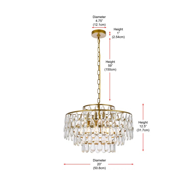 Stiner 5 - Light Dimmable Tiered Chandelier | Wayfair North America