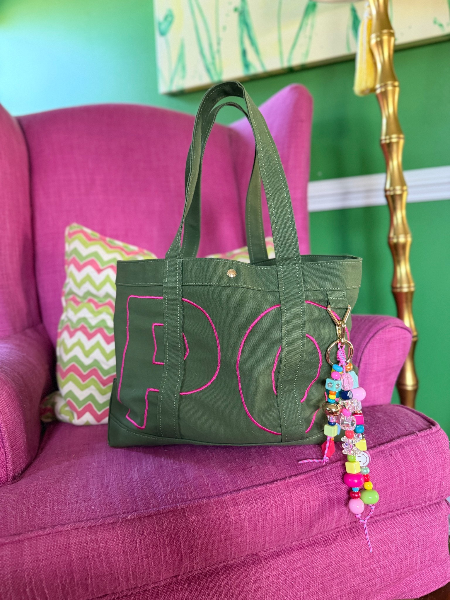 A fav recently this custom tote and charm kit 