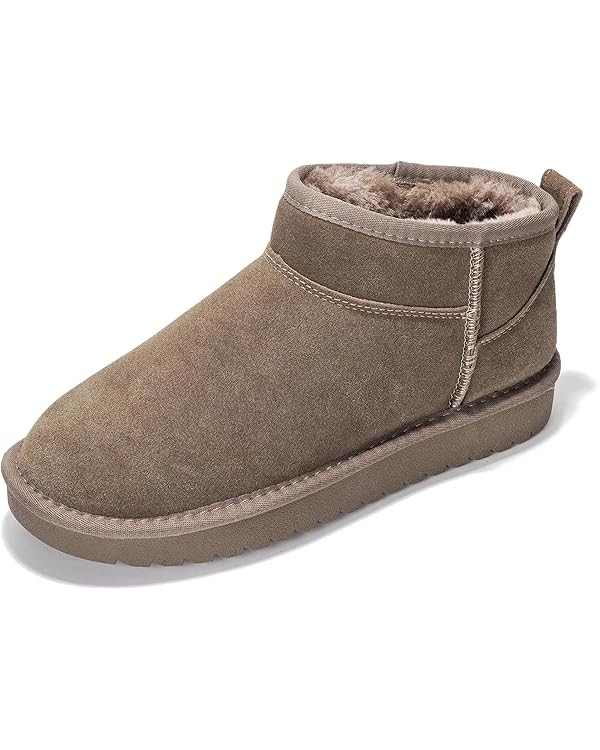 Project Cloud Genuine Suede Ankle Boots for Women - Water Resistant with Memory Foam Insole Winte... | Amazon (US)