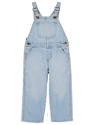 Wrangler Authentics Boys' Classic Denin Overall, Light Wash, 5T | Amazon (US)
