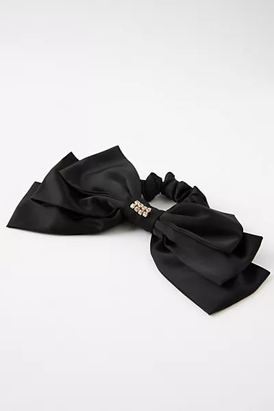 Leslie Embellished Bow Ponytail Holder | Anthropologie (US)