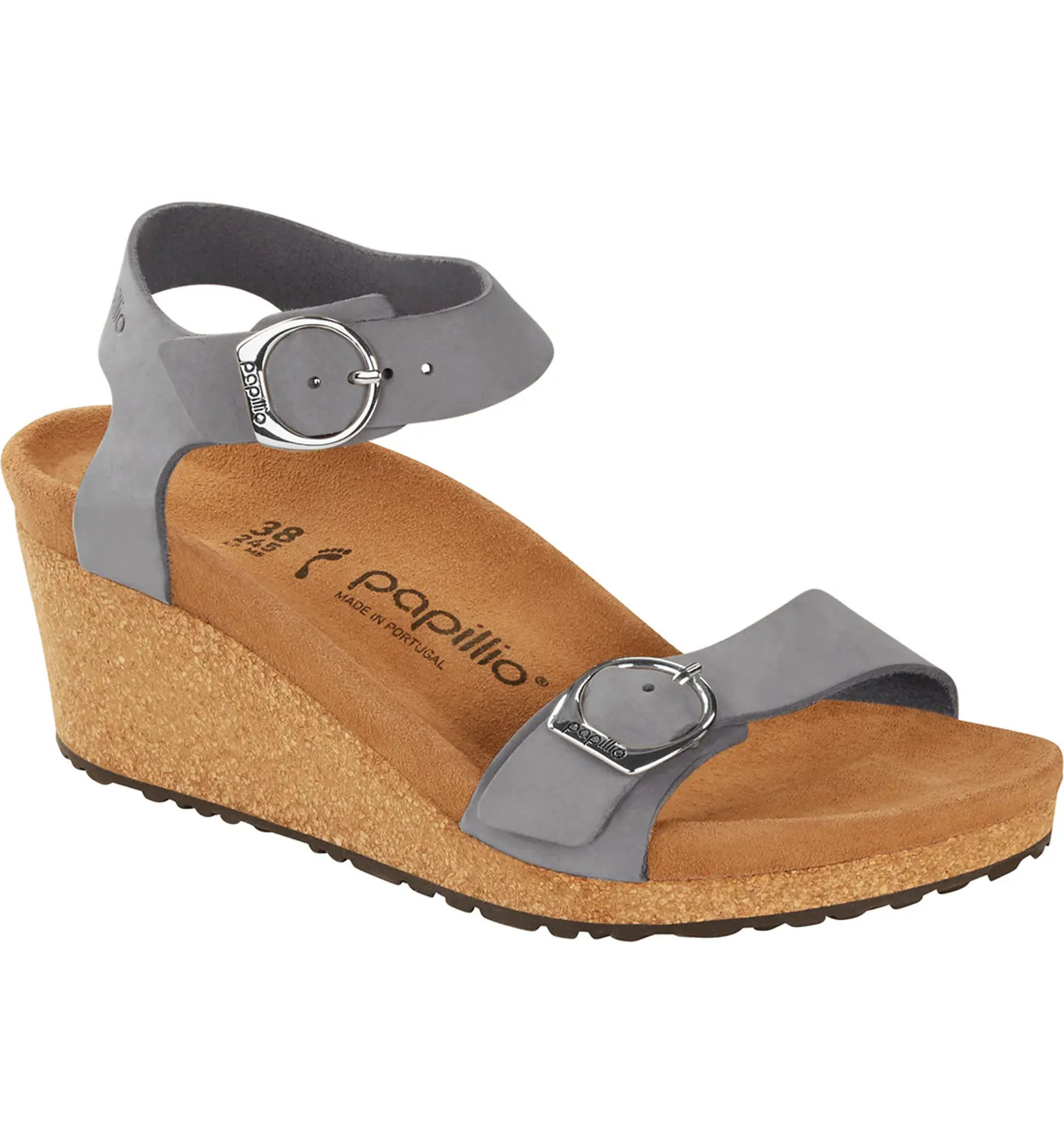 Papillio by Birkenstock Soley Ring Buckle Wedge Sandal (Women) | Nordstrom Rack