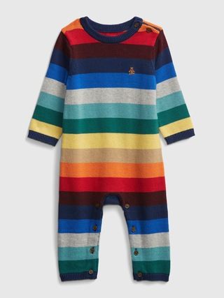 Baby Happy Stripe One-Piece | Gap (US)