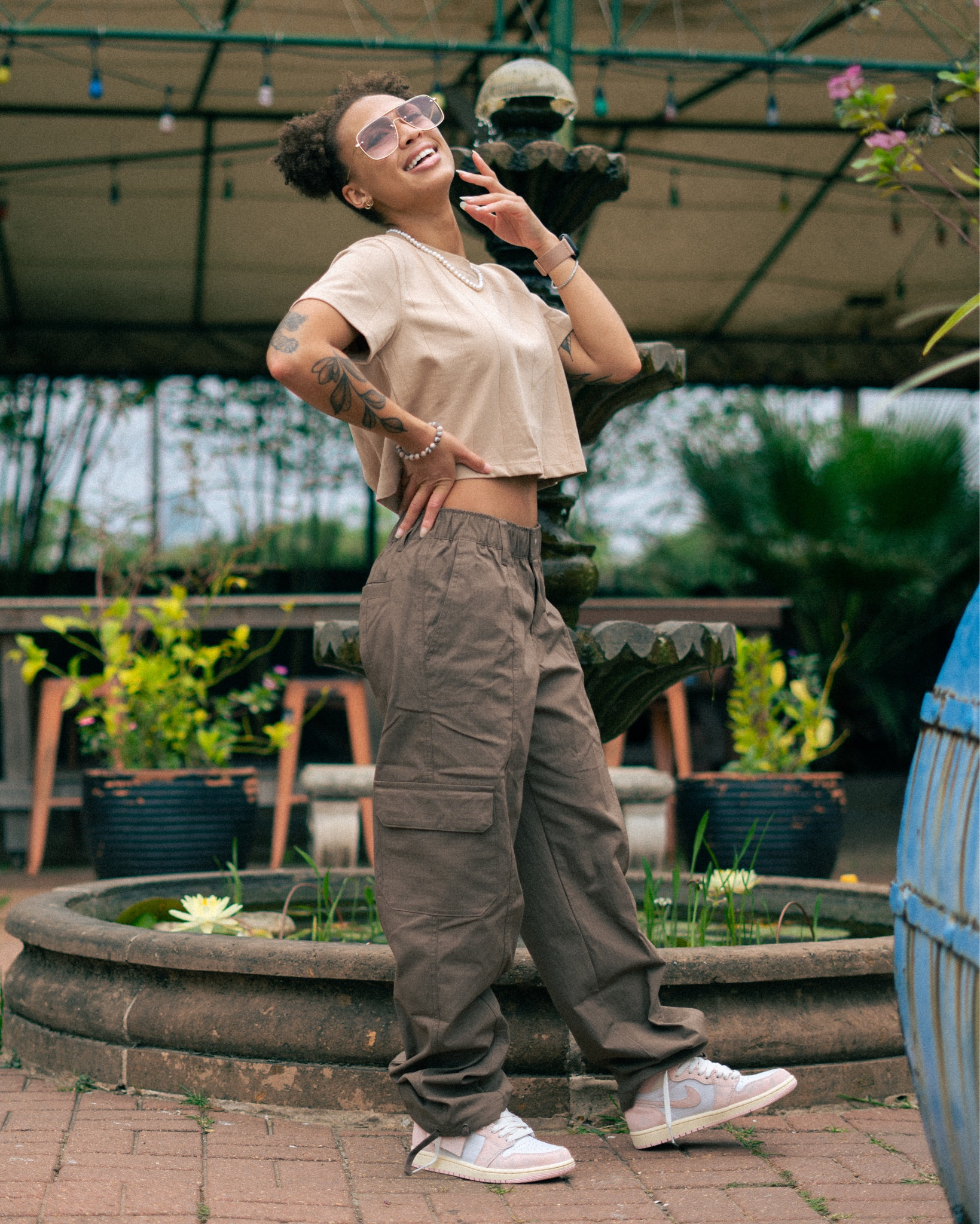 Styling my friend for a photo shoot for a local sneaker store. Baggy Cargos and relaxed cropped top shirts are a whole vibe, paired with Jordan 1s. 

#LTKSeasonal #LTKshoecrush #LTKstyletip