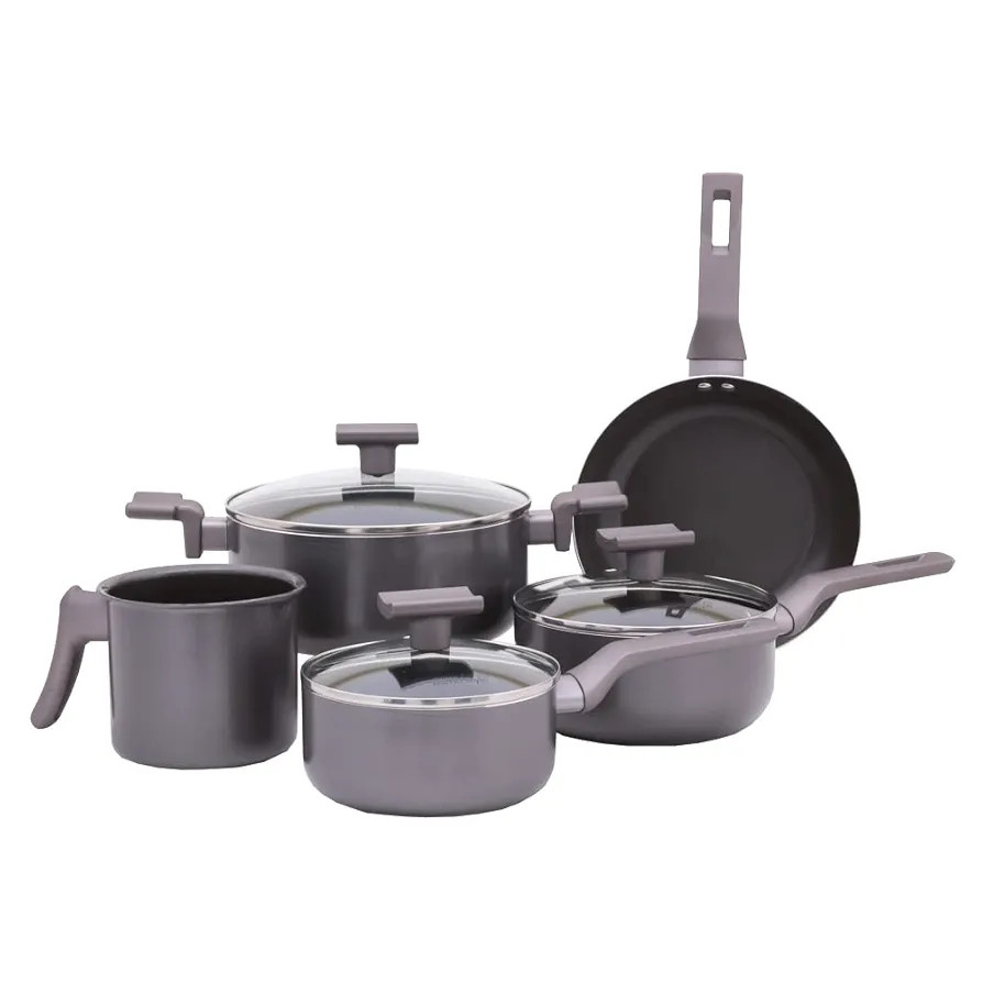 Mimo Style Conjunto 5 Panelas Sartin Cook Estrutura em Alumínio Revestida em Cerâmica, Base Alt... | Amazon (BR)