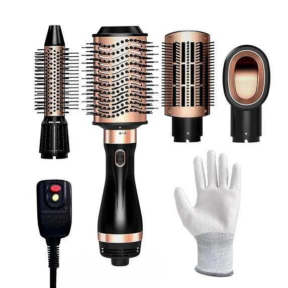 SKIMI Hair Dryer Brush, Hot Air Brush, Blow Dryer Brush Tool Set Straightener/Dryer/Curling Plast... | Walmart (US)