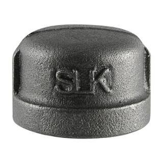 1 in. Black Iron Cap | The Home Depot