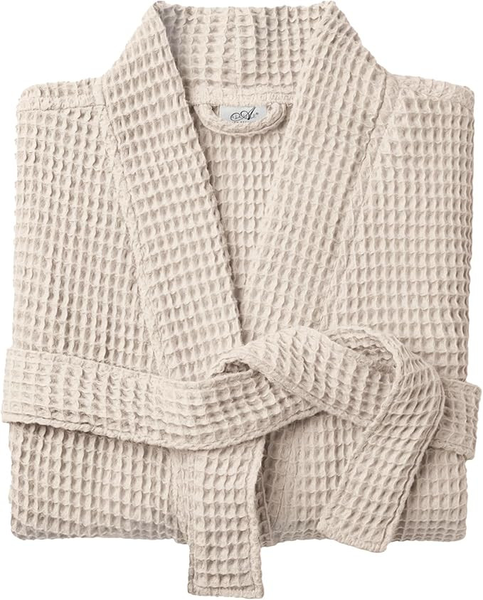 Allure Bath Fashions Unisex Bathrobe Lightweight Textured Waffle Robe - Soft Hotel Dressing Gown,... | Amazon (UK)