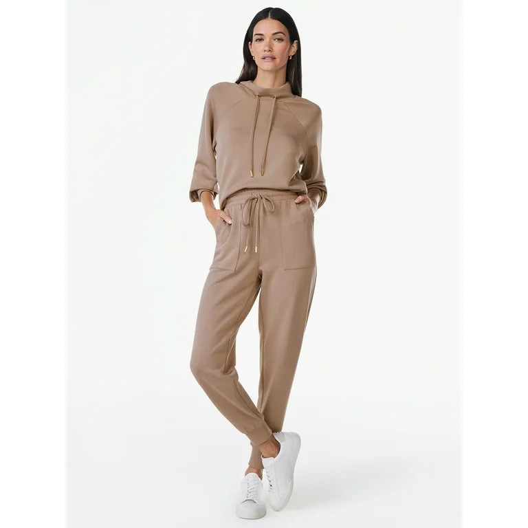 Scoop Women's Ultimate ScubaKnit Funnel Neck Sweatshirt, Sizes XS-XXL | Walmart (US)