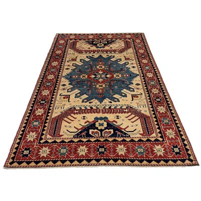 Tribal One-of-a-Kind 5'1" X 7'5" 1970s Wool Area Rug in Ivory/Red | Wayfair North America