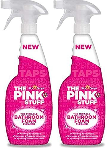 Stardrops - The Pink Stuff - The Miracle Bathroom Foam Cleaner 750ml 2-Pack Bundle | Amazon (US)