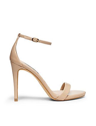 Ankle Strap Heels in White, Gold & Red | Steve Madden STECY | Steve Madden (US)