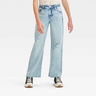 Girls' High-Rise Baggy Jeans - art class™ | Target