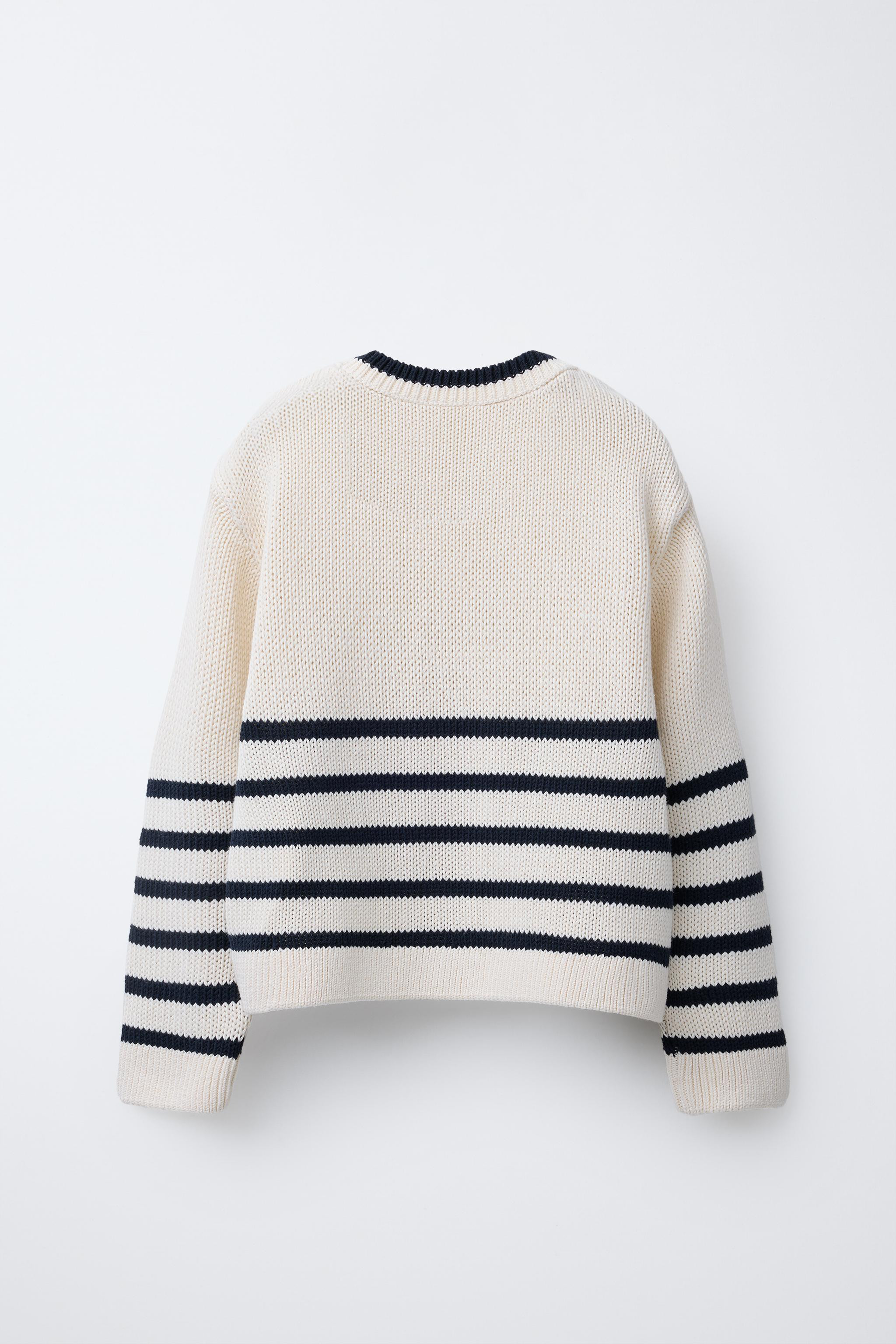 STRIPED KNIT SWEATER | Zara US