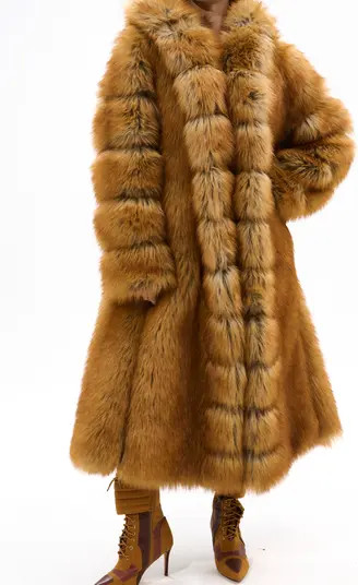 AZALEA WANG Elizabeth Faux Fur Coat | Nordstrom | Nordstrom