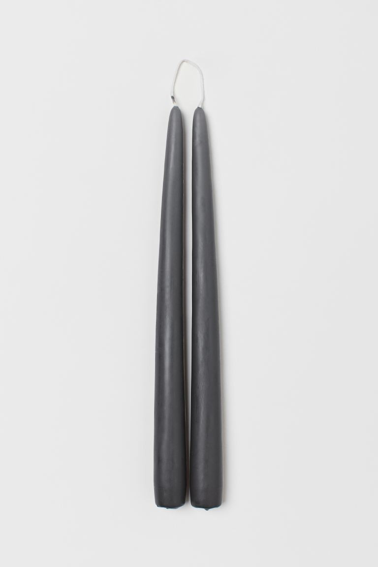 2-pack Tapered Candles | H&M (US + CA)
