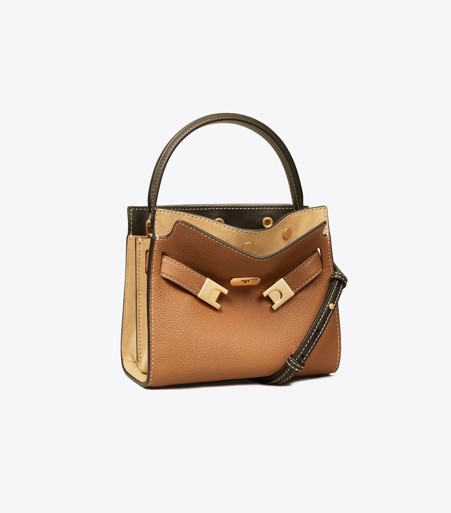 PETITE LEE RADZIWILL PEBBLED DOUBLE BAG | Tory Burch (US)