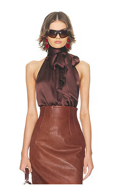 Silk Charmeuse Halter Top
                    
                    Helsa | Revolve Clothing (Global)