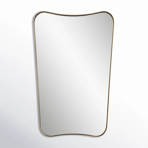 Metal Flat Wall Mirror | Wayfair North America