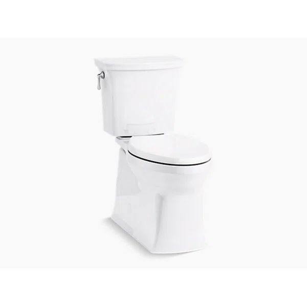 Corbelle™ 1.28 GPF Water Efficient Elongated Two-Piece toilet (Seat Not Included) | Wayfair North America