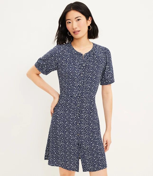 Garden Flare Shirtdress | LOFT