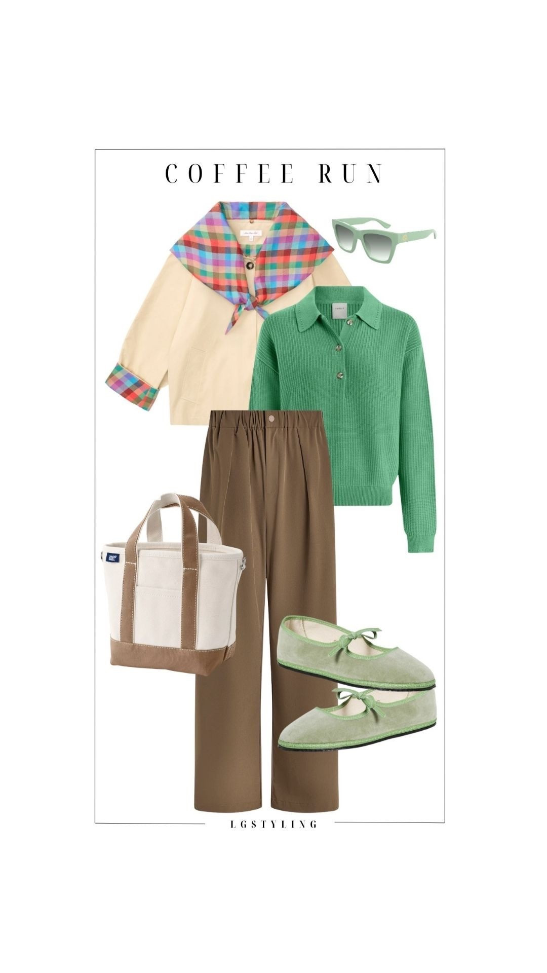 ☕️ COFFEE RUN

Effortless weekend style starts here ☕️ This coffee run look is all about relaxed polish—lightweight layers, soft structure, and a fresh pop of color. The green knit paired with easy pull-on trousers creates that “put together without trying” feel, while the scarf detail adds a chic, styled finish.

Perfect for casual mornings, errands, or a quick café stop when you still want to feel elevated.

#LTKStyle #LTKCasual #WeekendStyle #EffortlessStyle #SpringOutfits #CoffeeRunStyle #EverydayChic #SmartCasual #LTKSpring #MinimalStyle

 

#LTKmorningroutine #LTKootd #LTKSeasonal